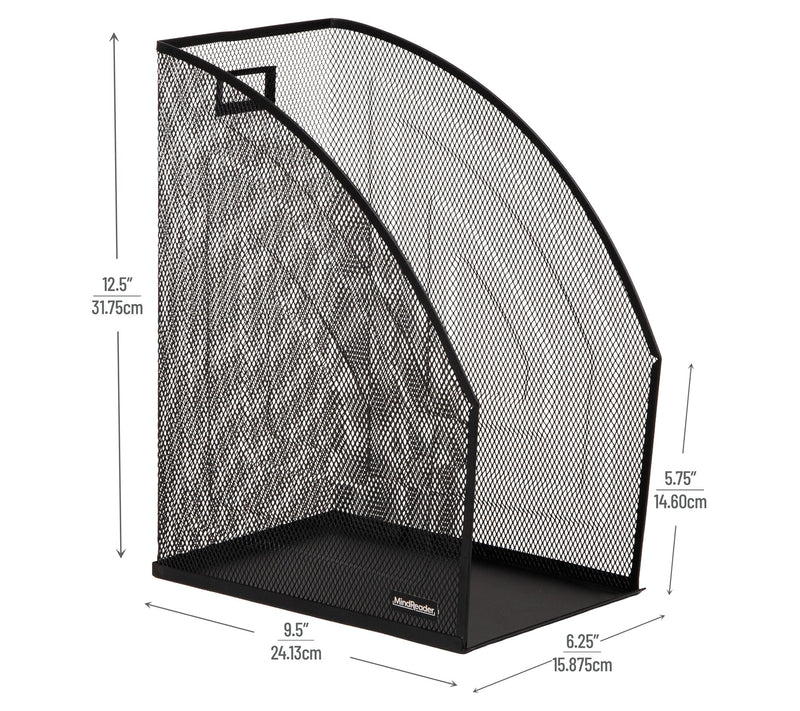 Mind Reader 2-Piece Mesh Magazine and File Organizer — View 4