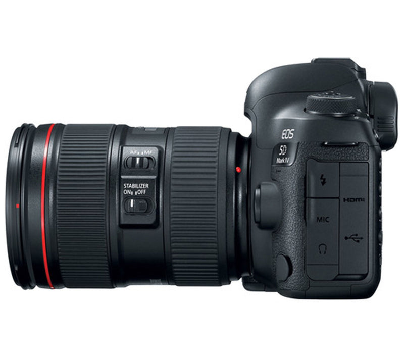 Canon EOS 5D Mark IV DSLR Camera w/ 24-105 f/4 II Lens Bundle — View 6