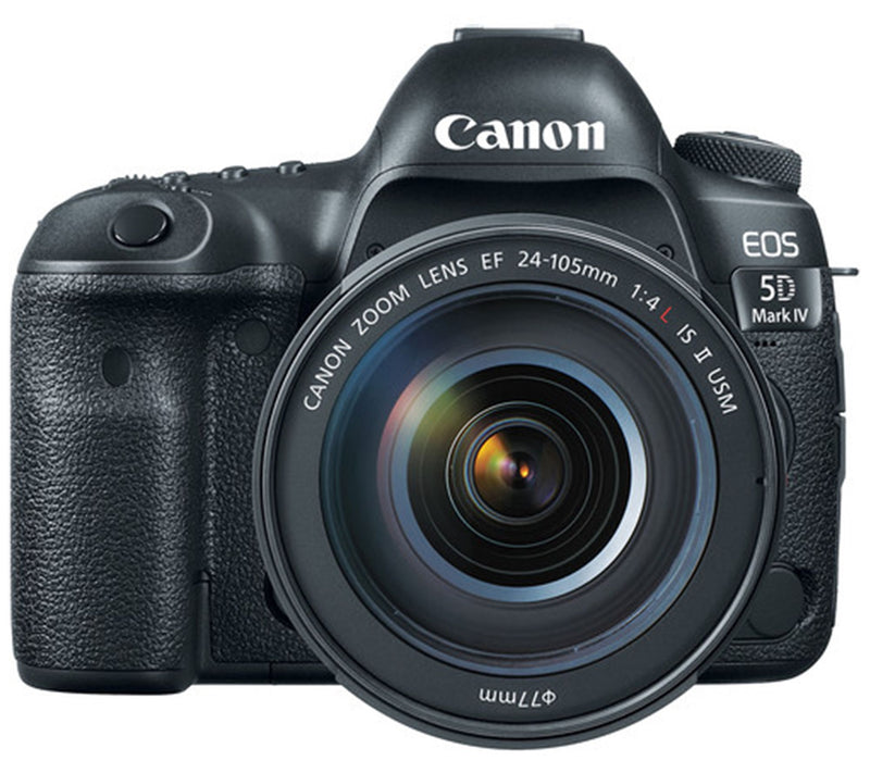 Canon EOS 5D Mark IV DSLR Camera w/ 24-105 f/4 II Lens Bundle — View 5