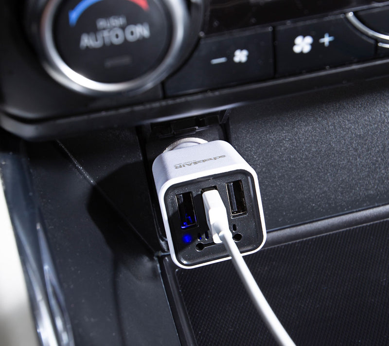 Schatzii Electronics AIR Ionic Car Purifier with 3 USB Ports — View 5