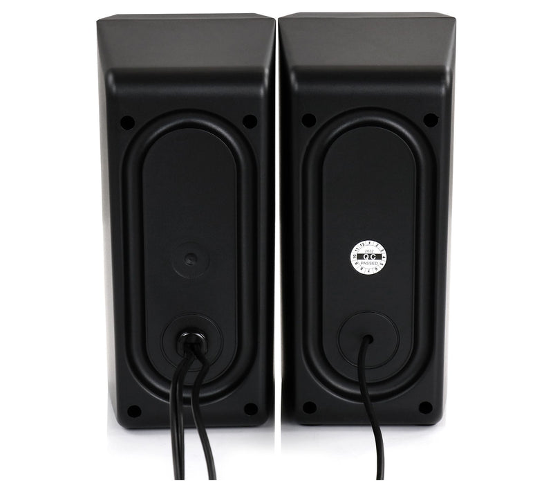 beFree Sound Computer Gaming Speakers w/ Color LED RGB Lights — View 6