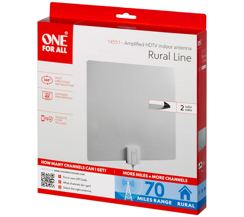 One For All Amplified Indoor HDTV Antenna 14551 — View 5