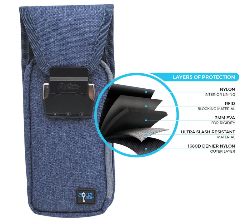FlexSafe Mini Portable Water Resistant Travel Safe by Aquavault — View 9