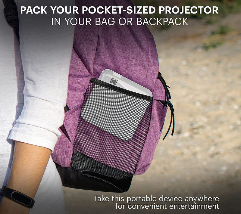 Kodak Luma 400 HD Smart Portable Mini Projectorw/ Tripod — View 7