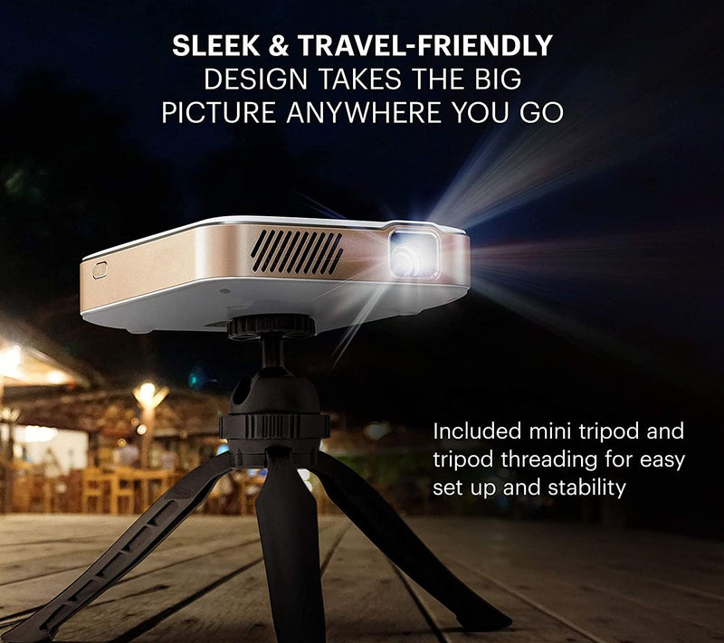 Kodak Luma 450 HD Smart Portable Mini Projectorw/ Tripod — View 7