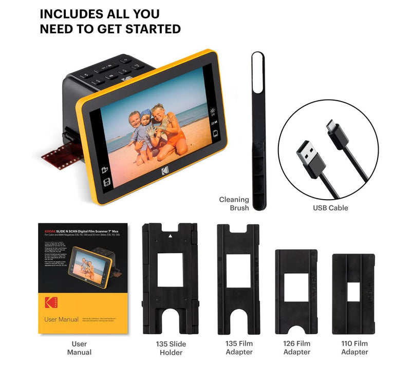 Kodak Slide N Scan Digital Film Scanner 7" Max — View 8