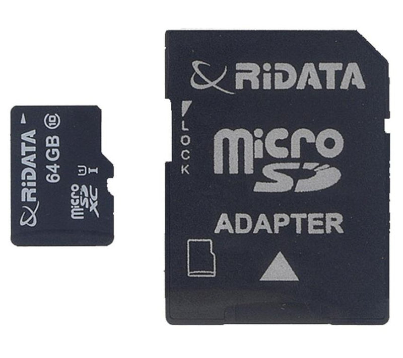RiData 64GB MicroSD Memory Card with Adapter — View 4