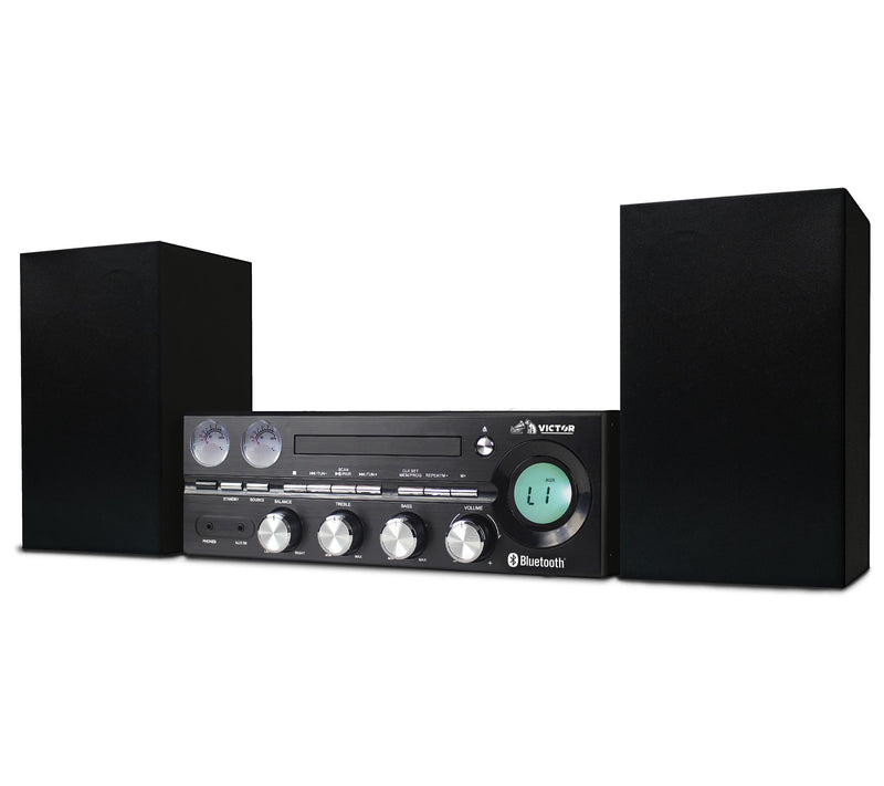 Victor Milwaukee Desktop CD Stereo System — View 3