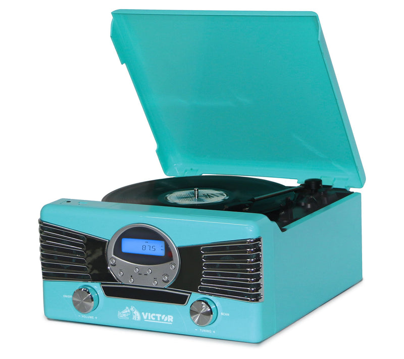 Victor Diner 7-In-1 Turntable Music Center — View 5