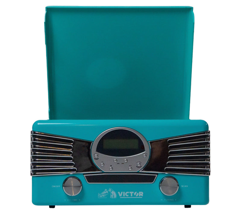 Victor Diner 7-In-1 Turntable Music Center — View 7