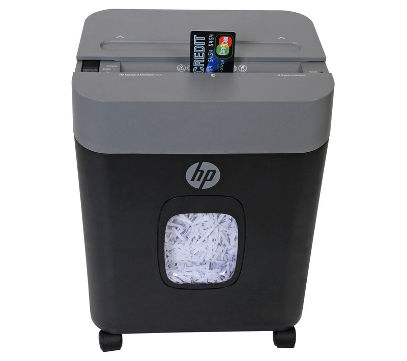 HP CC8 8-Sheet Crosscut Shredder — View 7