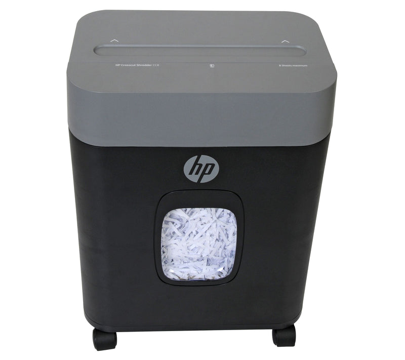 HP CC8 8-Sheet Crosscut Shredder — View 5