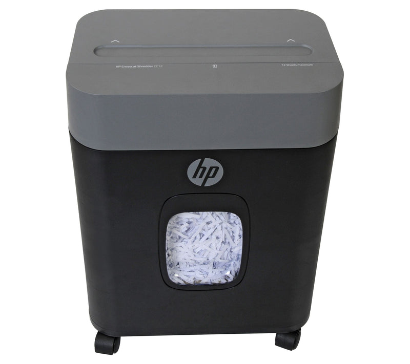 HP CC12 12-Sheet Crosscut Shredder — View 4