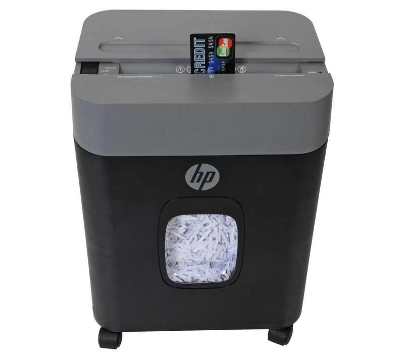 HP CC12 12-Sheet Crosscut Shredder — View 5