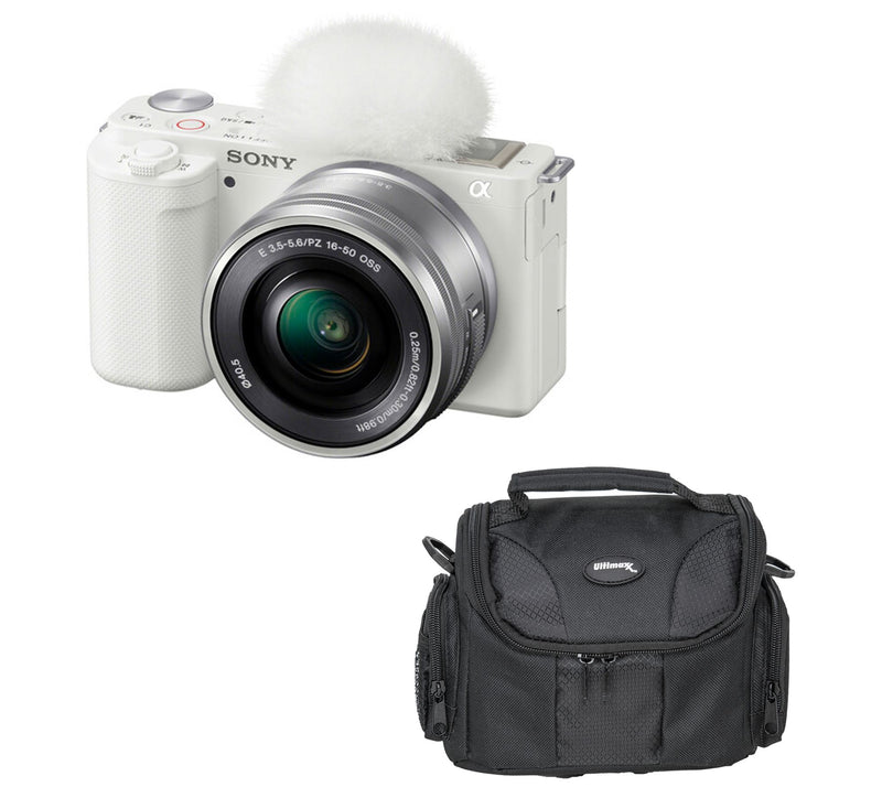 Sony ZV-E10 Mirrorless Camera w/ 16-50mm Lens Bundle — View 5