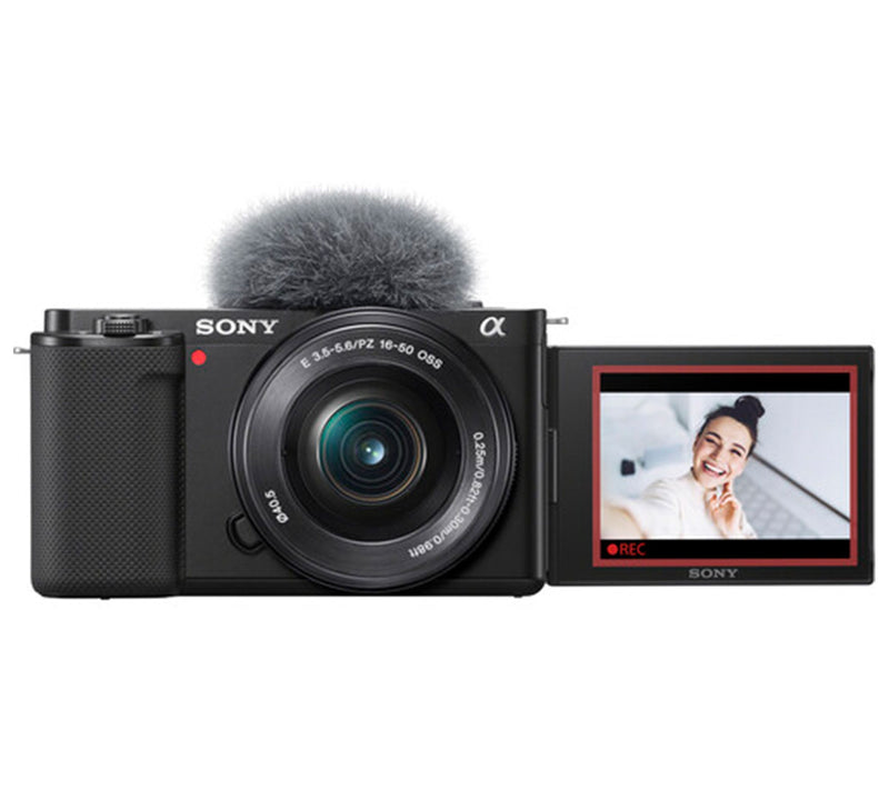 Sony ZV-E10 Mirrorless Camera w/ 16-50mm Lens Bundle — View 8