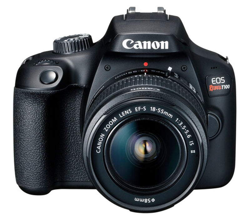Canon EOS Rebel T100 DSLR Camera w/ 18-55mm Lens Bundle — Main view