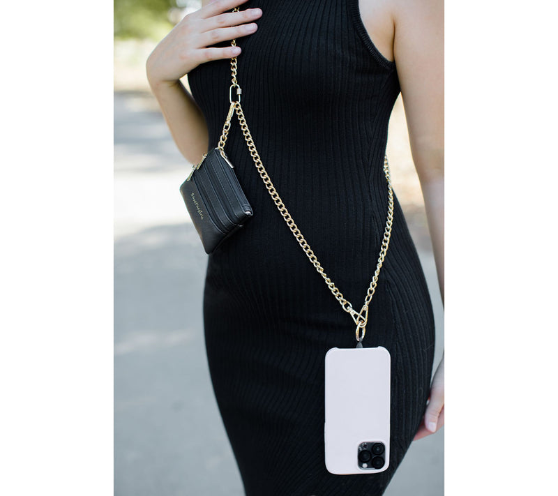 Save the Girls Chain Phone Strap with Zip Pouch — View 10