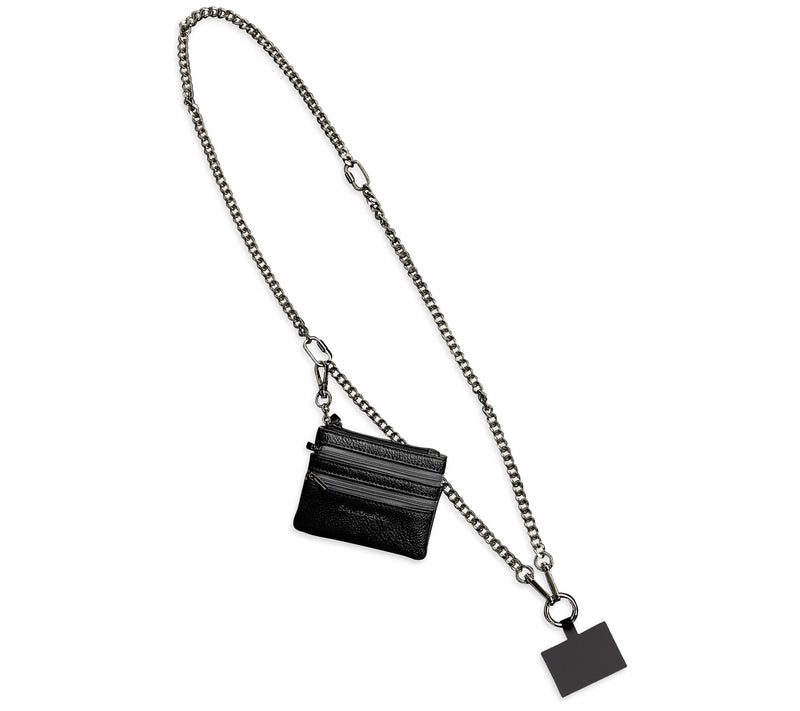 Save the Girls Chain Phone Strap with Zip Pouch — View 5