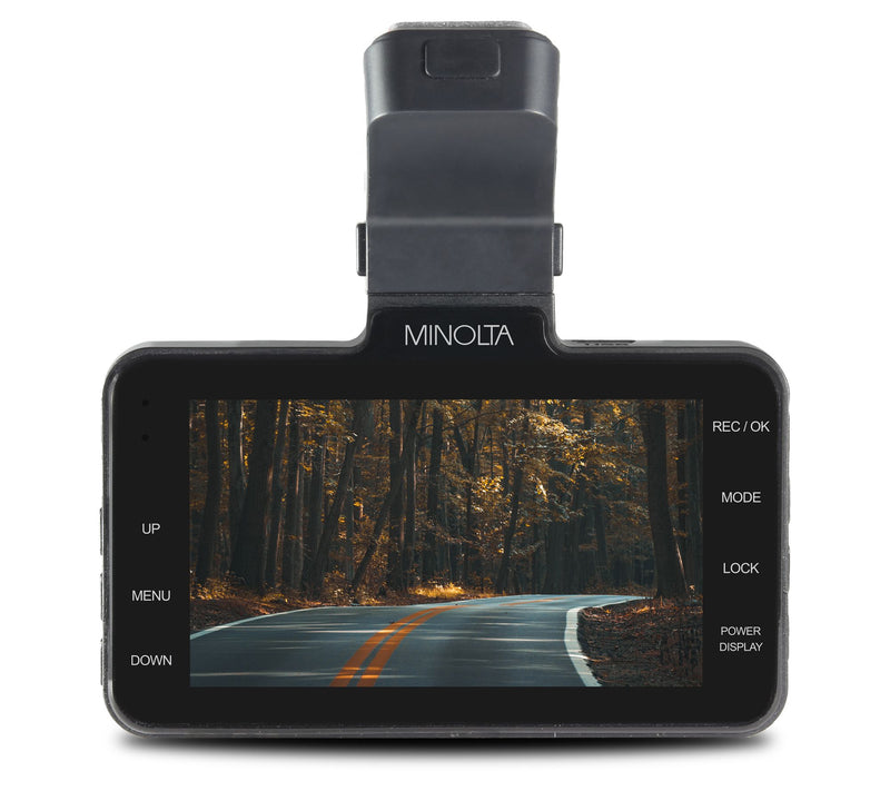 Minolta MNCD370 1080p Dash Cam w/ 3.0" LCD Screen — View 7