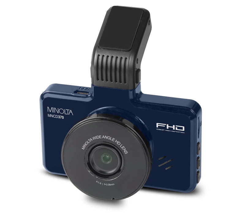 Minolta MNCD370 1080p Dash Cam w/ 3.0" LCD Screen — View 3