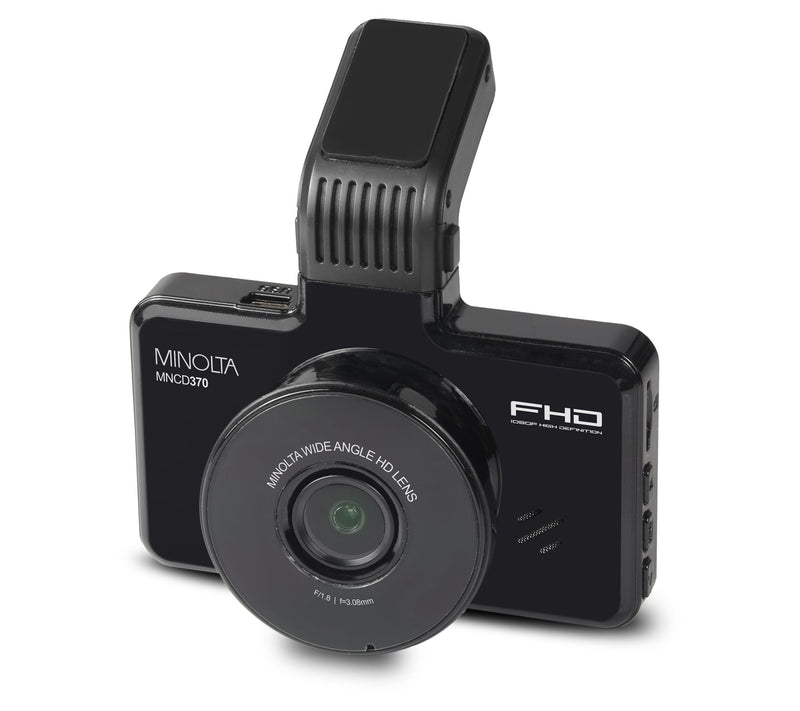 Minolta MNCD370 1080p Dash Cam w/ 3.0" LCD Screen — View 5