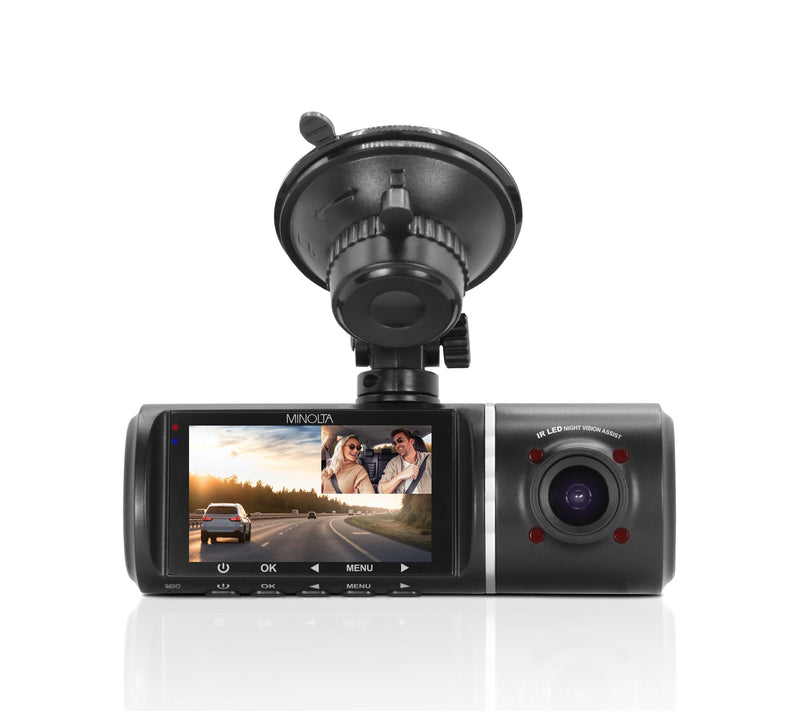 Minolta MNCD245T 3-Channel 1080p Dash Camera w/Rear Camera — View 10