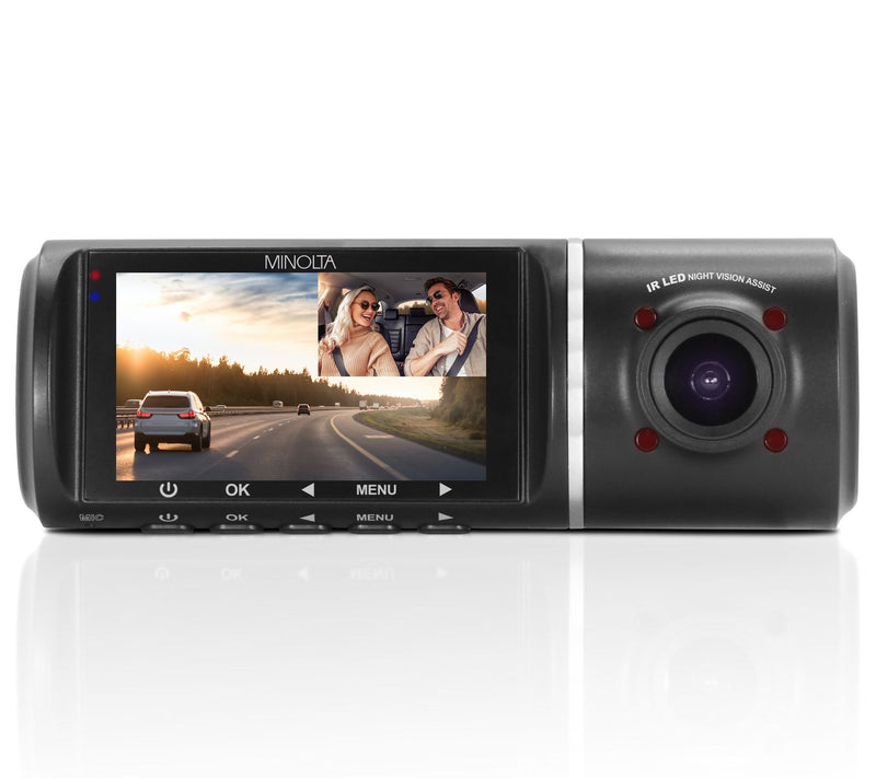 Minolta MNCD245T 3-Channel 1080p Dash Camera w/Rear Camera — View 6