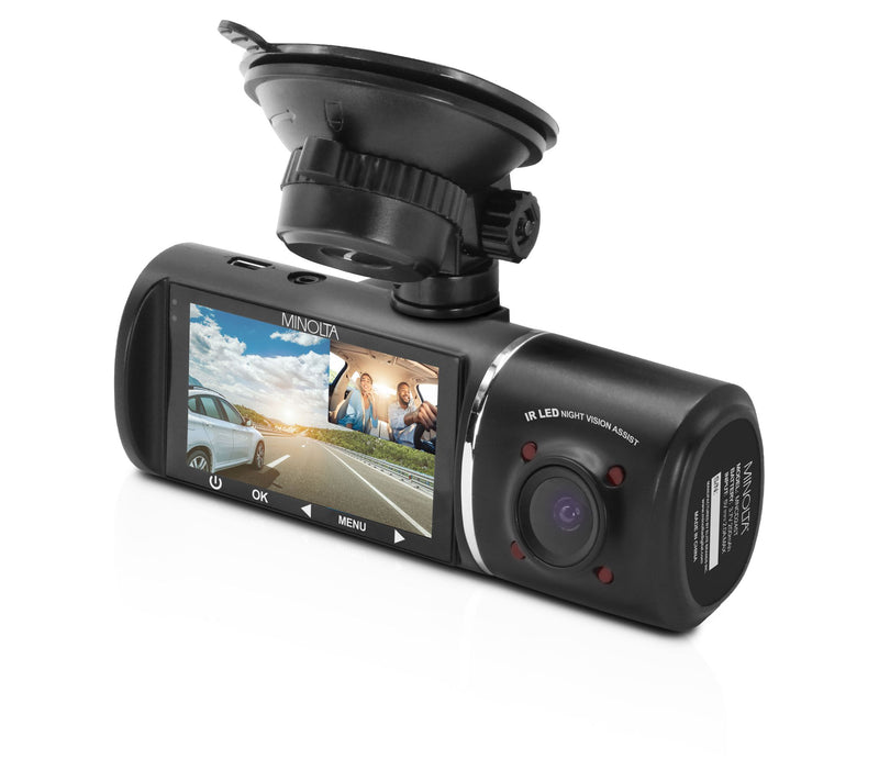 Minolta MNCD245T 3-Channel 1080p Dash Camera w/Rear Camera — View 9