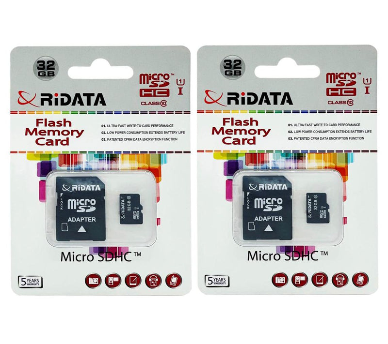 RiData 32GB 2 Set MicroSD Memory Cards — View 3