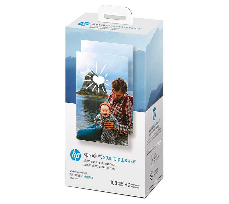 HP Sprocket Studio Plus 4 x 6" Photo Printer Paper & Cartridg — View 3