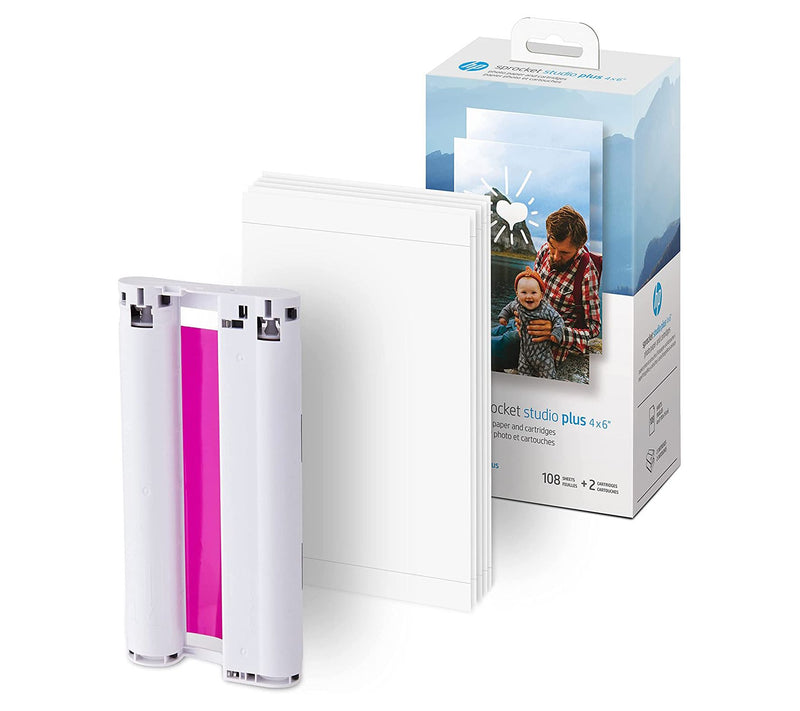 HP Sprocket Studio Plus 4 x 6" Photo Printer Paper & Cartridg — View 4