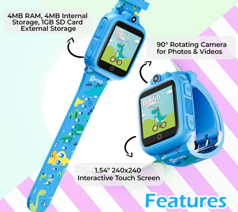 Contixo Smartwatch for Kids, Touchscreen & 14 Games — View 14