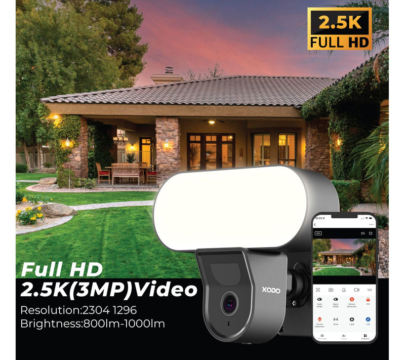 XODO E9 Smart HD Security Camera with Wi-Fi & Mtion Sensor — View 5