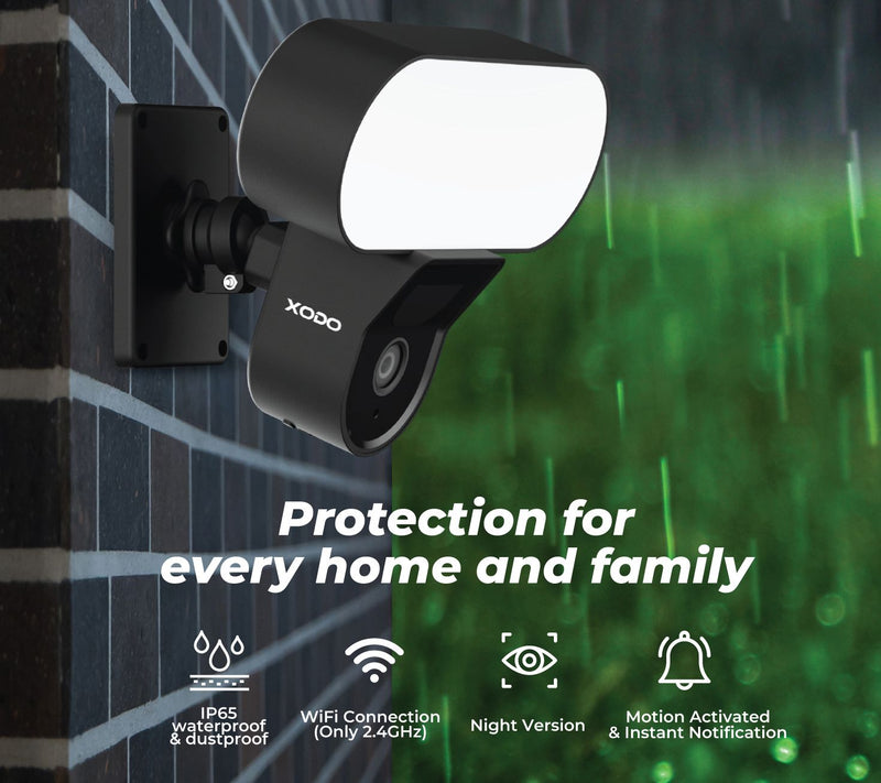 XODO E9 Smart HD Security Camera with Wi-Fi & Mtion Sensor — View 6