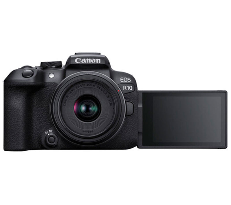 Canon EOS R10 Mirrorless Camera w/ 18-45mm Lens — View 6