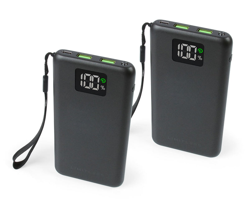 "As Is" Limitless Total Boost S/2 10KmAh Portable Chargers — View 9