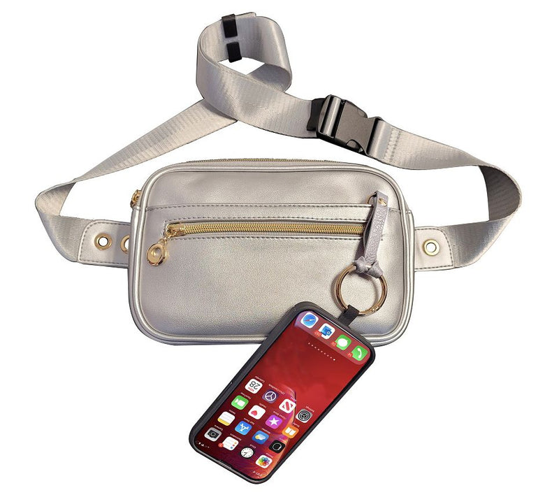 Save the Girls Sling Bag Phone Holder Accessory with Zippered Pocket — View 16