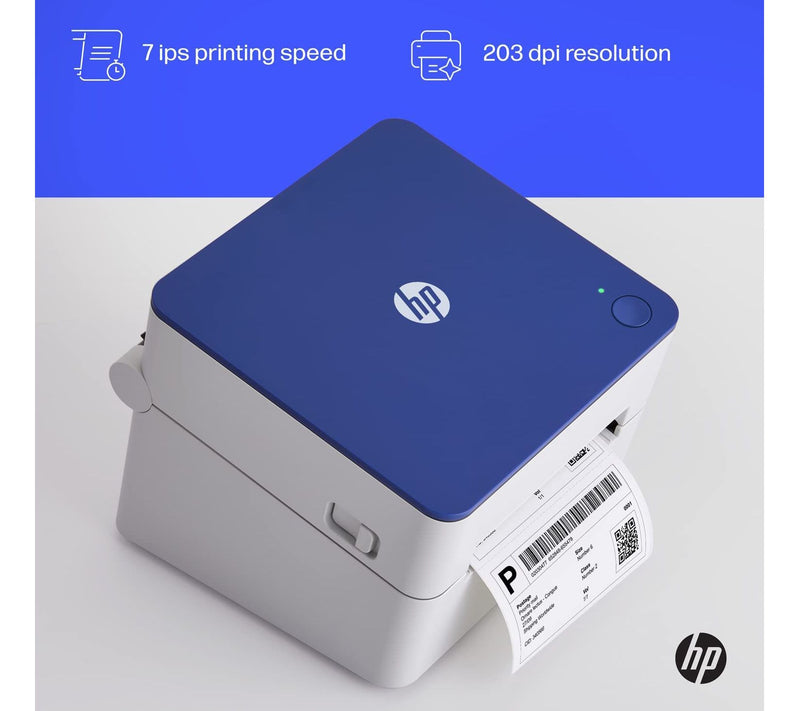 HP Shipping Label Printer, 4x6 Thermal Label Printer 203 DPI — View 5