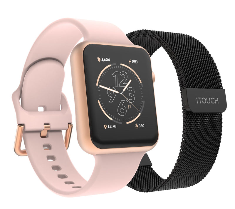 iTOUCH Jillian Michaels Edition Smartwatch Air 4 w/ Mesh Band — View 3