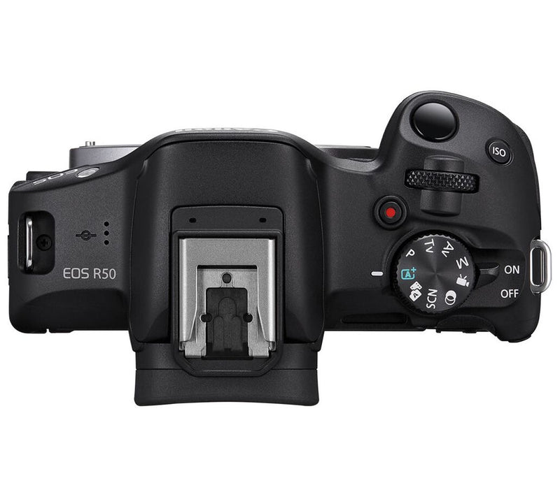 Canon EOS R50 Mirrorless Camera w/ 18-45mm Lens — View 9