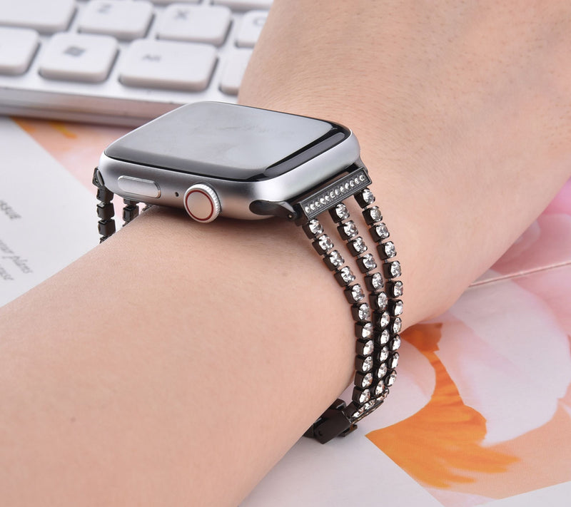 WorryFree Gadgets Apple Watch 38/40/41mm Blingressy Band — View 3