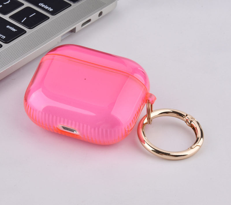 WorryFree Gadgets Apple Airpods 3rd Gen TPU Case w/ Keychain — View 8