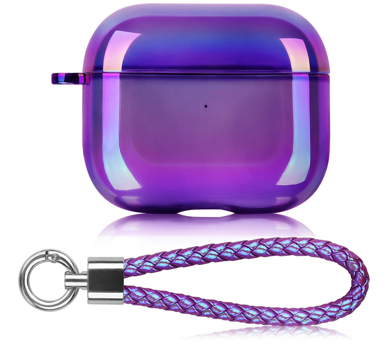 WorryFree Gadgets Apple AirPods 3rd Gen Shiny Clear Case — Main view