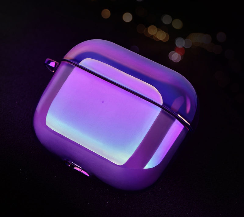 WorryFree Gadgets Apple AirPods 3rd Gen Shiny Clear Case — View 7