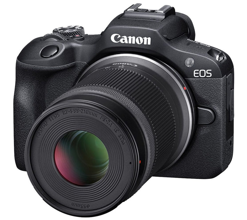 Canon EOS R100 Mirrorless Camera 18-45mm & 55-2 10mm Lens — View 4
