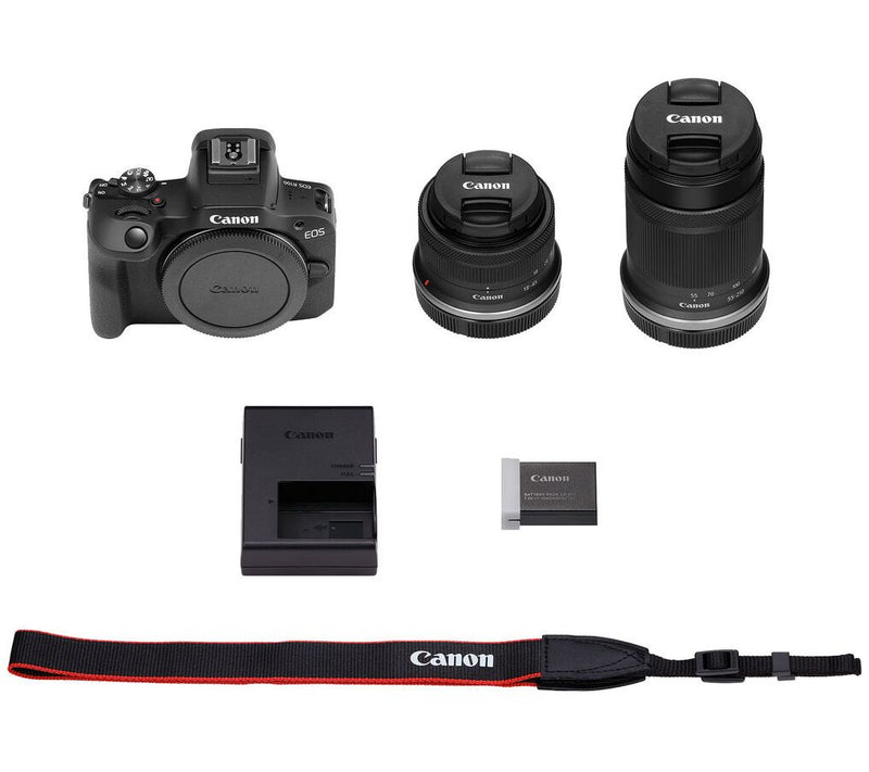 Canon EOS R100 Mirrorless Camera 18-45mm & 55-2 10mm Lens — View 7