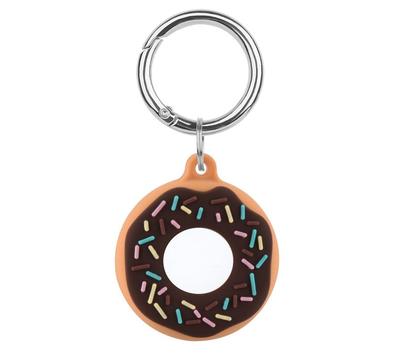 WorryFree Gadgets Apple AirTag Donut Silicone C ase — Main view