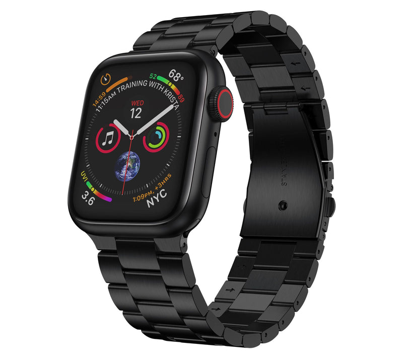 WorryFree Gadgets Apple Watch 41mm Stainless Steel Metal Band — View 3