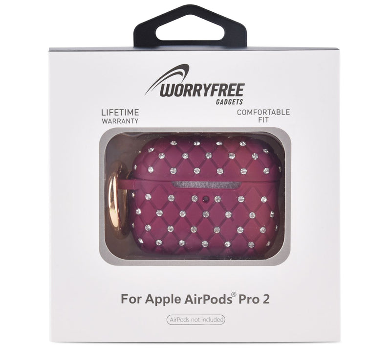 WorryFree Gadgets Apple AirPod Pro 2nd Gen TPUBling Case — View 3
